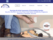 Tablet Screenshot of powell-elec.com